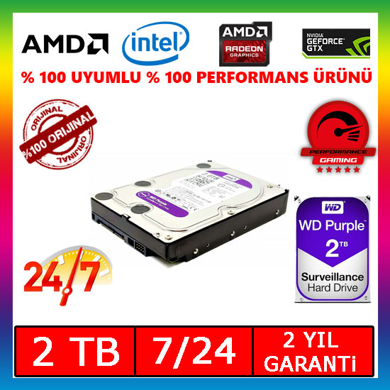 WD Purple WD20PURX 3.5" 2 TB SATA 3 HDD WD Purple WD20PURX 3.5" 2 TB SATA 3 HDD